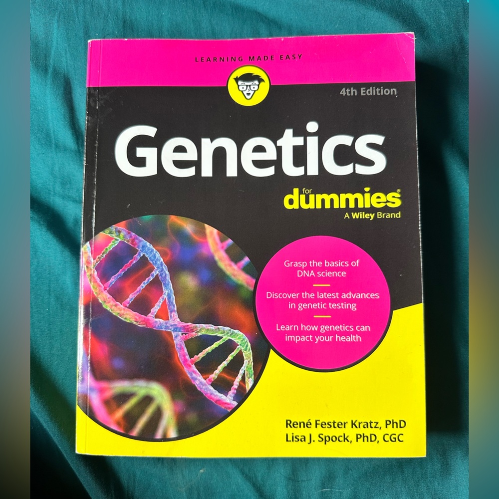 Genetics for Dummies Book